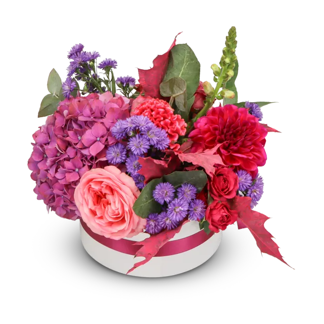 autumn flower box